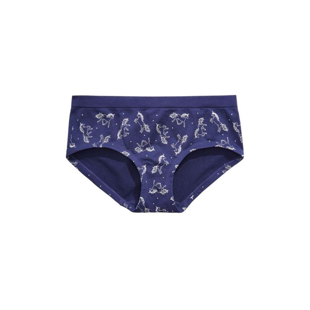 Maidenform Little Big Girls Unicorn Print Seamless Hipster Underwear